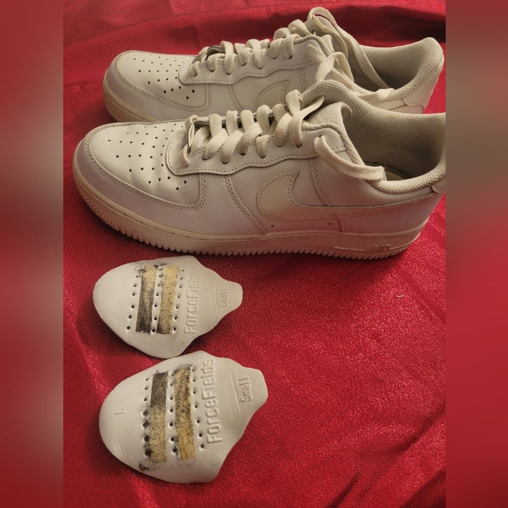 Nike White Air Force 1 Sneakers - Picture 5 of 6